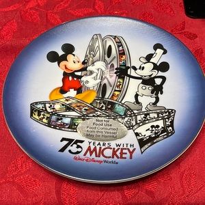 75 years with Mickey, Walt Disney World collector plate